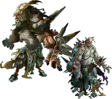 Tainted Abomination and Walker art