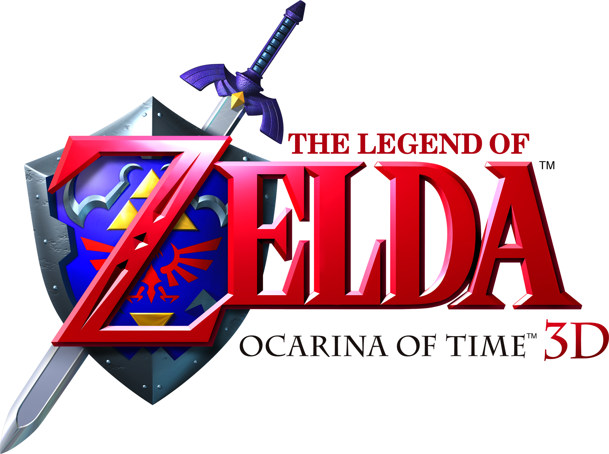 Imagem - The Legend of Zelda - Ocarina of Time 3D (logo).png | Wiki