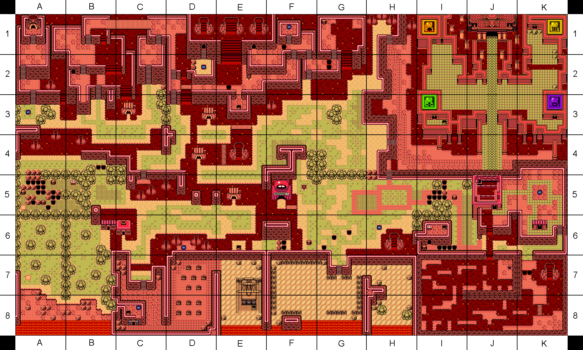 Legend Of Zelda Secrets Map Maping Resources