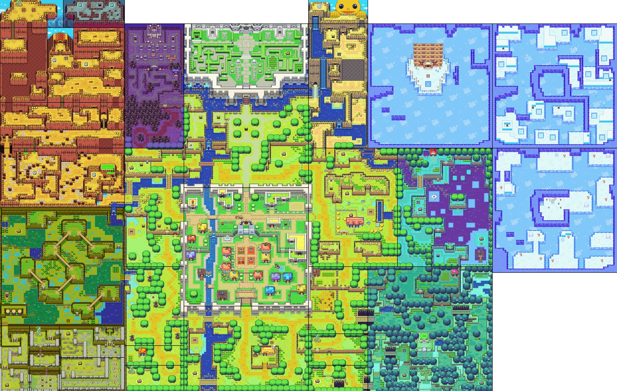 Imagen - Mapa de Hyrule (The Minish Cap).png | The Legend of Zelda Wiki ...