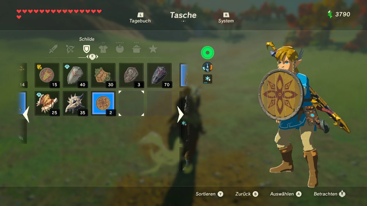 Breath of the Wild/Inventar Zeldapedia Fandom