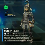 Rubber Tights | Zeldapedia | FANDOM powered by Wikia The chest plate itself is the most involved portion of the rubber armor.