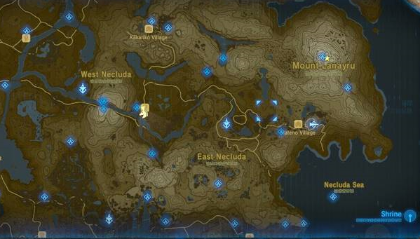 Spec-Prava: Zelda Breath Of The Wild Karte Kakariko
