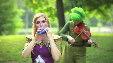 Deku Palace from the Legend of Zelda Majora's Mask on STL Ocarina and Saria Song on Violin