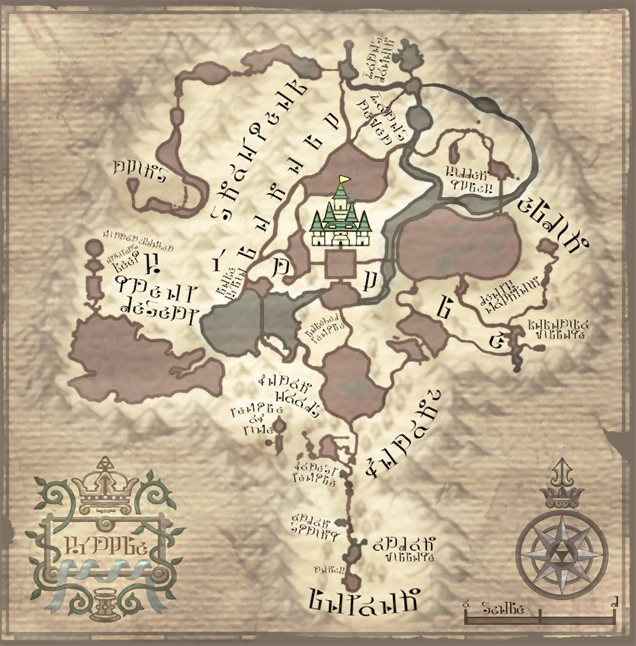 Bild - Karte von Hyrule (Twilight Princess).png | Zeldapedia | FANDOM