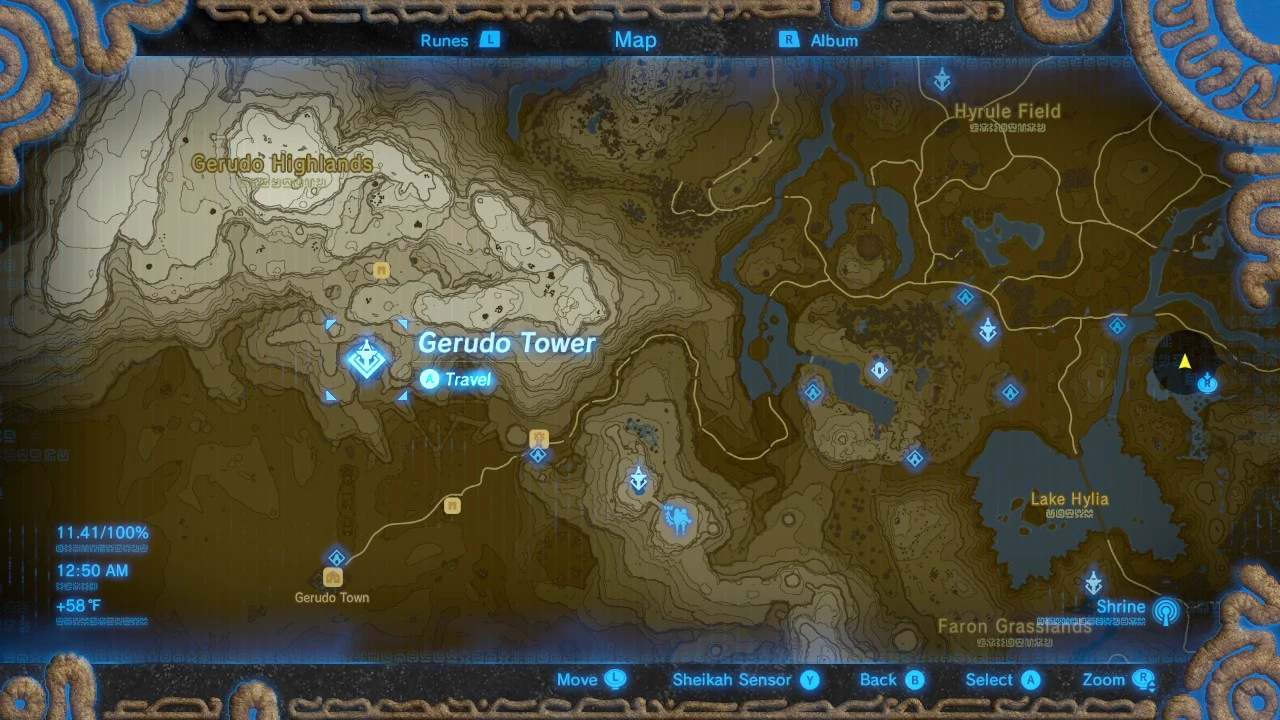 Imagen Mapa Gerudo BOTW.jpg The Legend of Zelda Wiki FANDOM