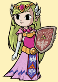 Zelda minish cap princesa