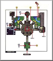 Mapa del Templo del Bosque OoT