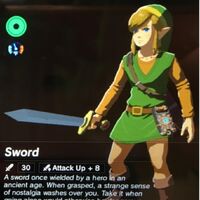 Sword Breath Of The Wild Zeldapedia Fandom