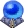 Interrupteur de cristal bleu PH