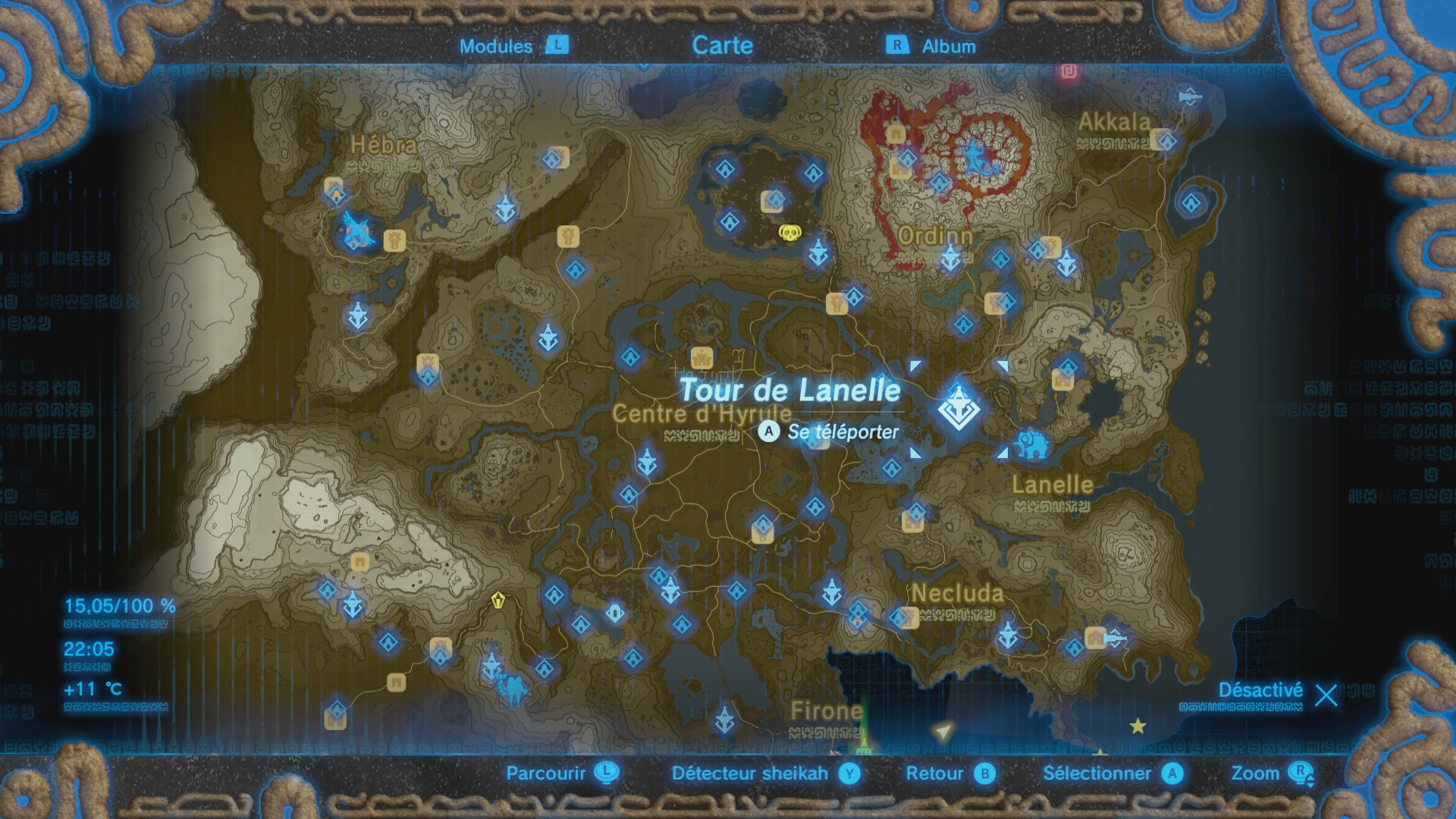 tour de l'est zelda