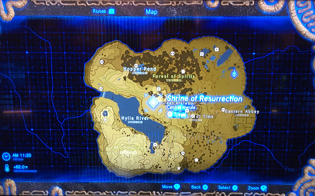 Imagen - BotW Mapa de Hyrule central.png | The Legend of Zelda Wiki