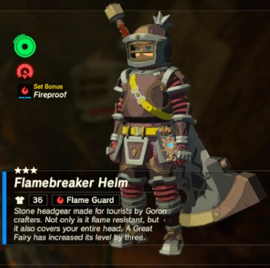 Flamebreaker Helm Zeldapedia Fandom