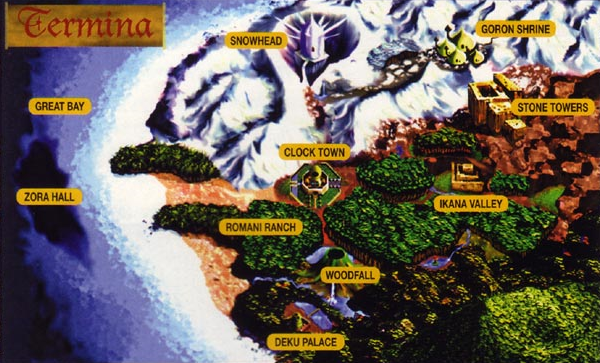 legend of zelda dungeon 5 map