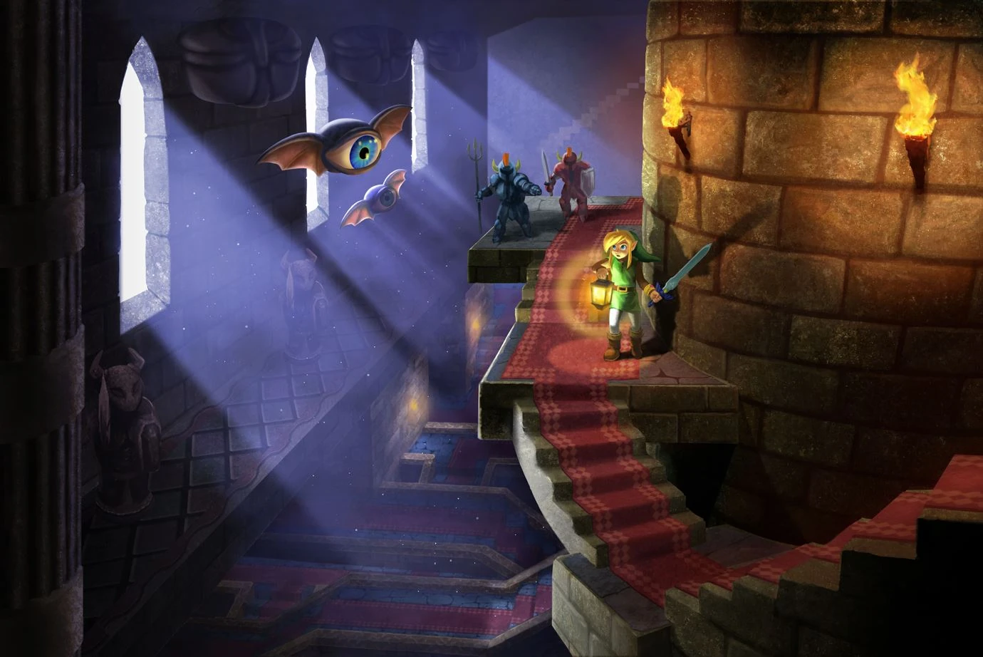 Image Dungeon (A Link Between Worlds).jpg Zeldapedia FANDOM