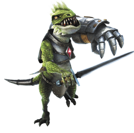 Hyrule Warriors Dragons Dinolfos (Render)