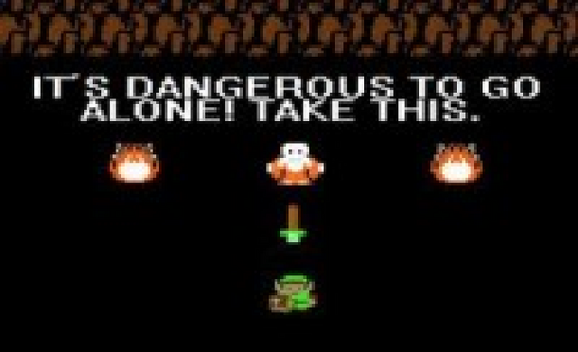 File:ZeldaItsDangerousToGoAloneTakeThis.png