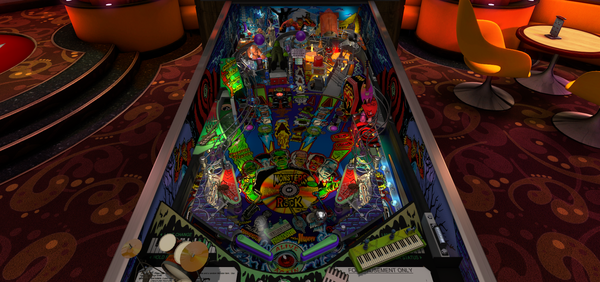 monster bash visual pinball