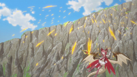 Bahamut's attack dissipates