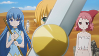 Inspecting the ruins