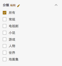 编辑按钮讨论分类