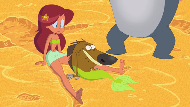File:Zig & Sharko - Fancy Footwork Zig with Marina.png