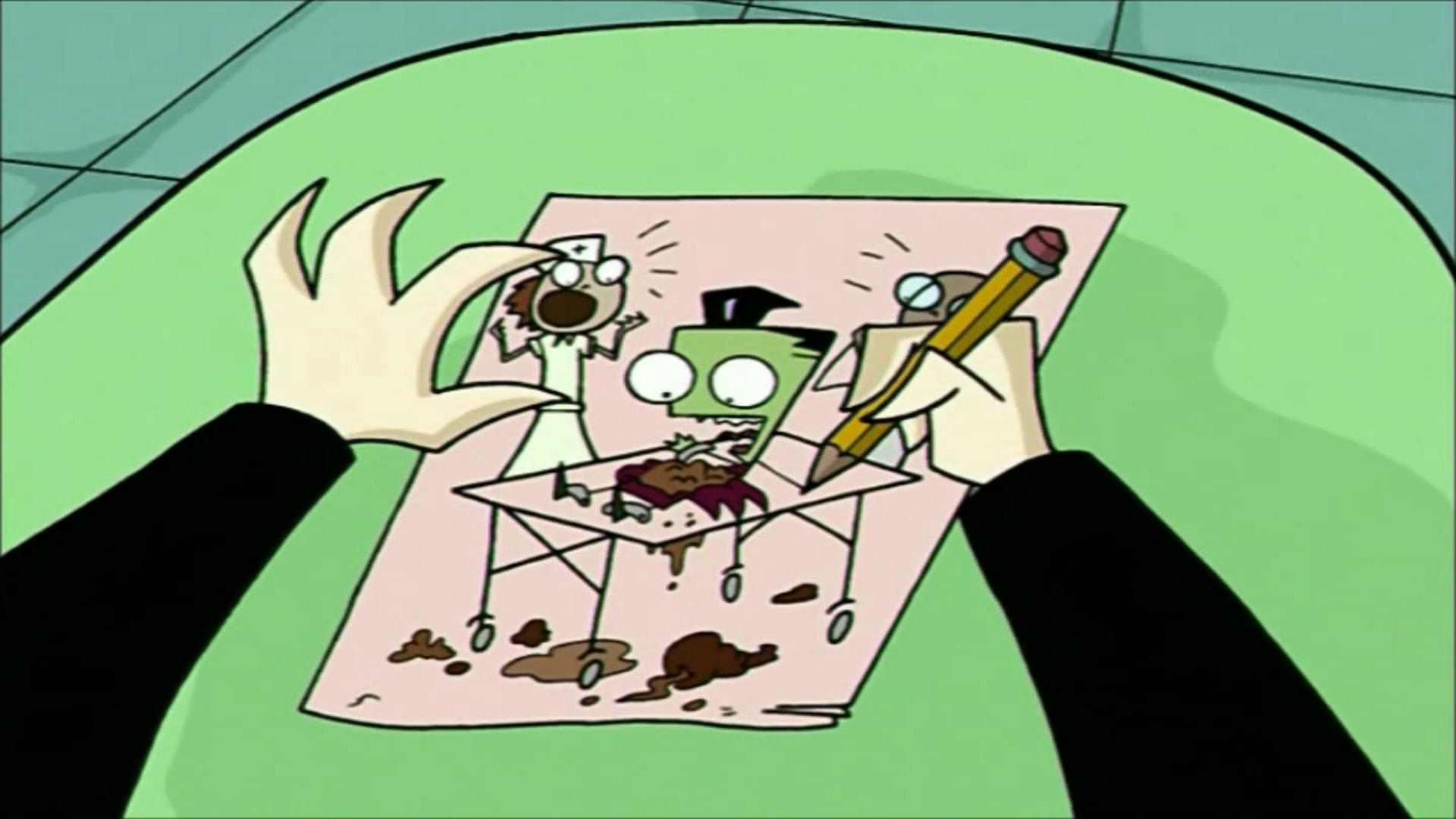 Image - Zim's Organs Drawing (Dark Harvest).png | Invader ZIM Wiki