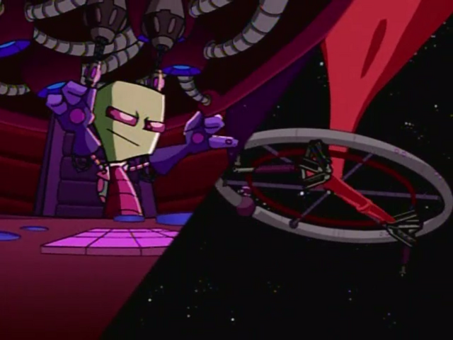 Invader Zim's water balloon of doom.