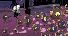 Dib and a bunch of borbs