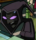 Ms Bitters in a cloak