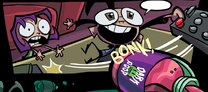 Dib spillin poop