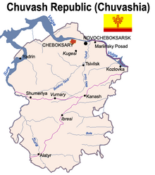Map chuvashia