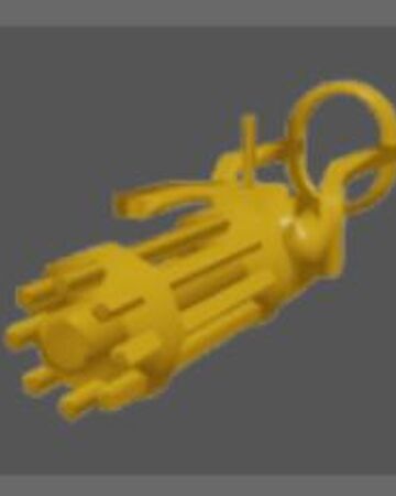 Gold Minigun Zombathon Wiki Fandom - gold chain w gold gun roblox