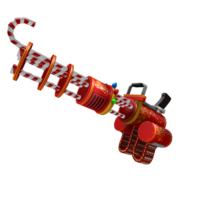 Candy Cane Minigun Zombathon Wiki Fandom - staffs zombathon roblox