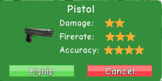 Roblox Weapon List