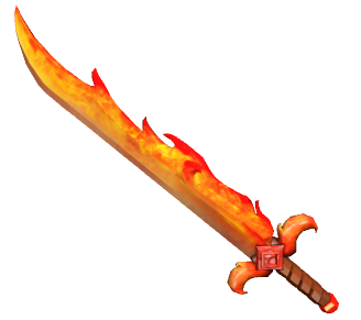 Fire Roblox Dragon Sword