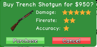 Trench Shotgun Roblox Id