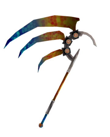 Omega Scythe Zombie Attack Roblox Wiki Fandom - rainbow scythe roblox