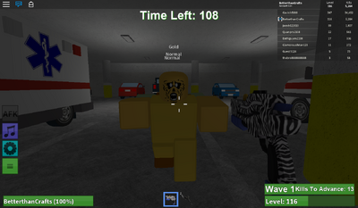 roblox zombie rush level 1