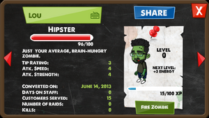 Zombie Hipster