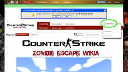 Zewikia guide createpage contributebutton