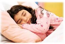 Adina sleeping