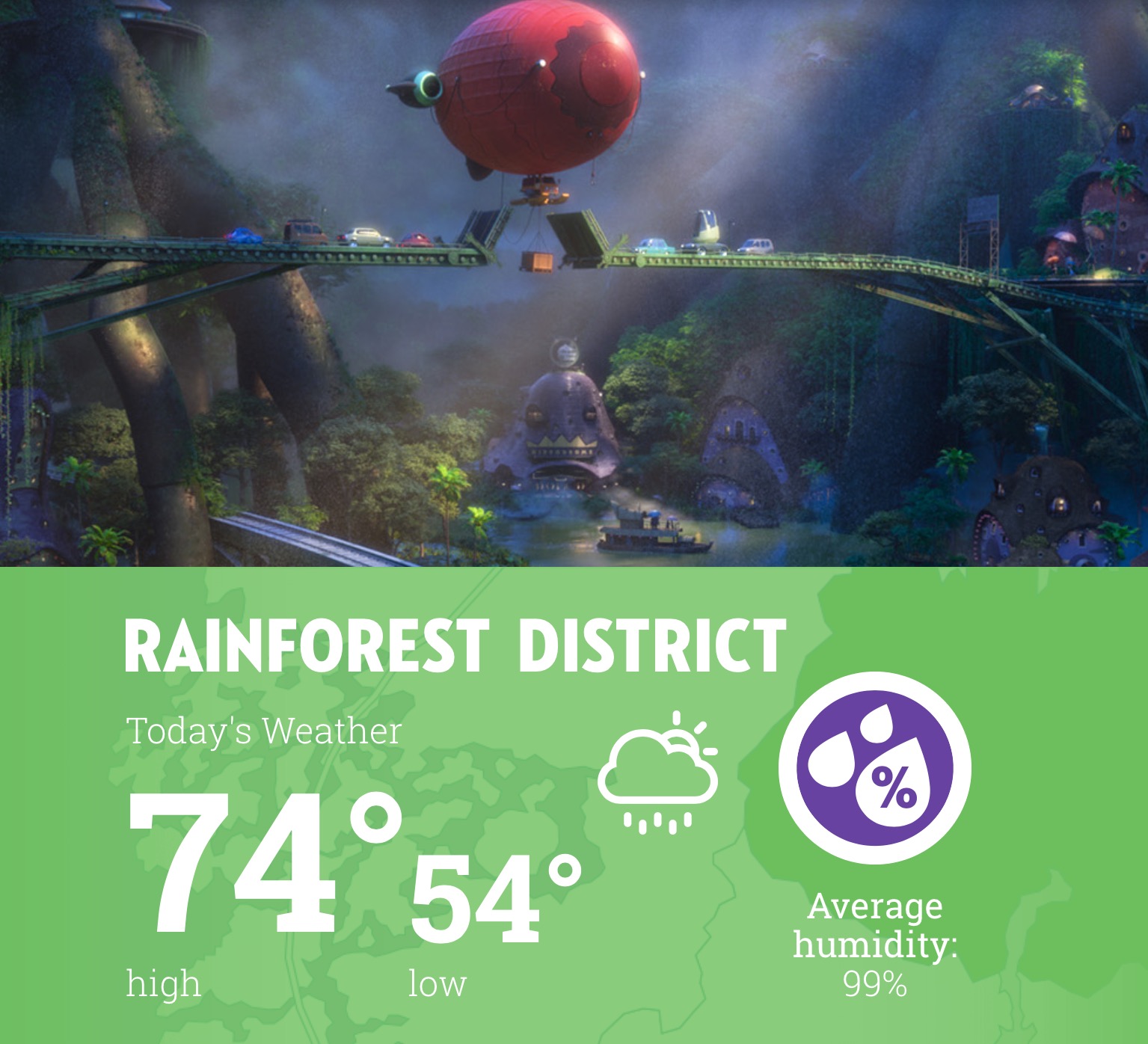 zootopia rainforest playset