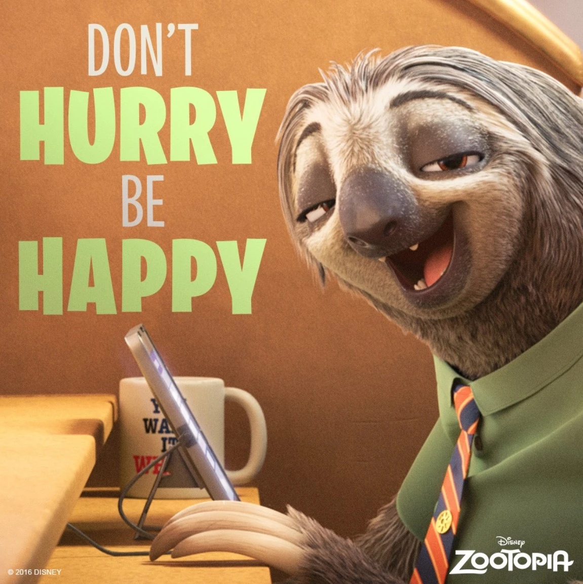 Image  dont hurry be happyjpeg  zootopia wiki  fandom powered by wikia