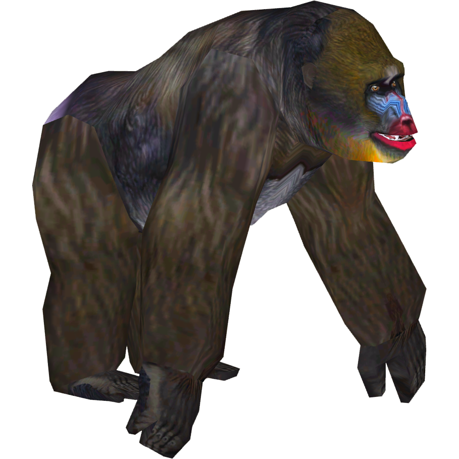 Giant Mandrill (The Restorers) | ZT2 Download Library Wiki | Fandom