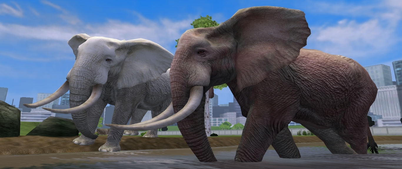 zt2 table round Download ZT2  African Elephant (Aurora Bush Designs)