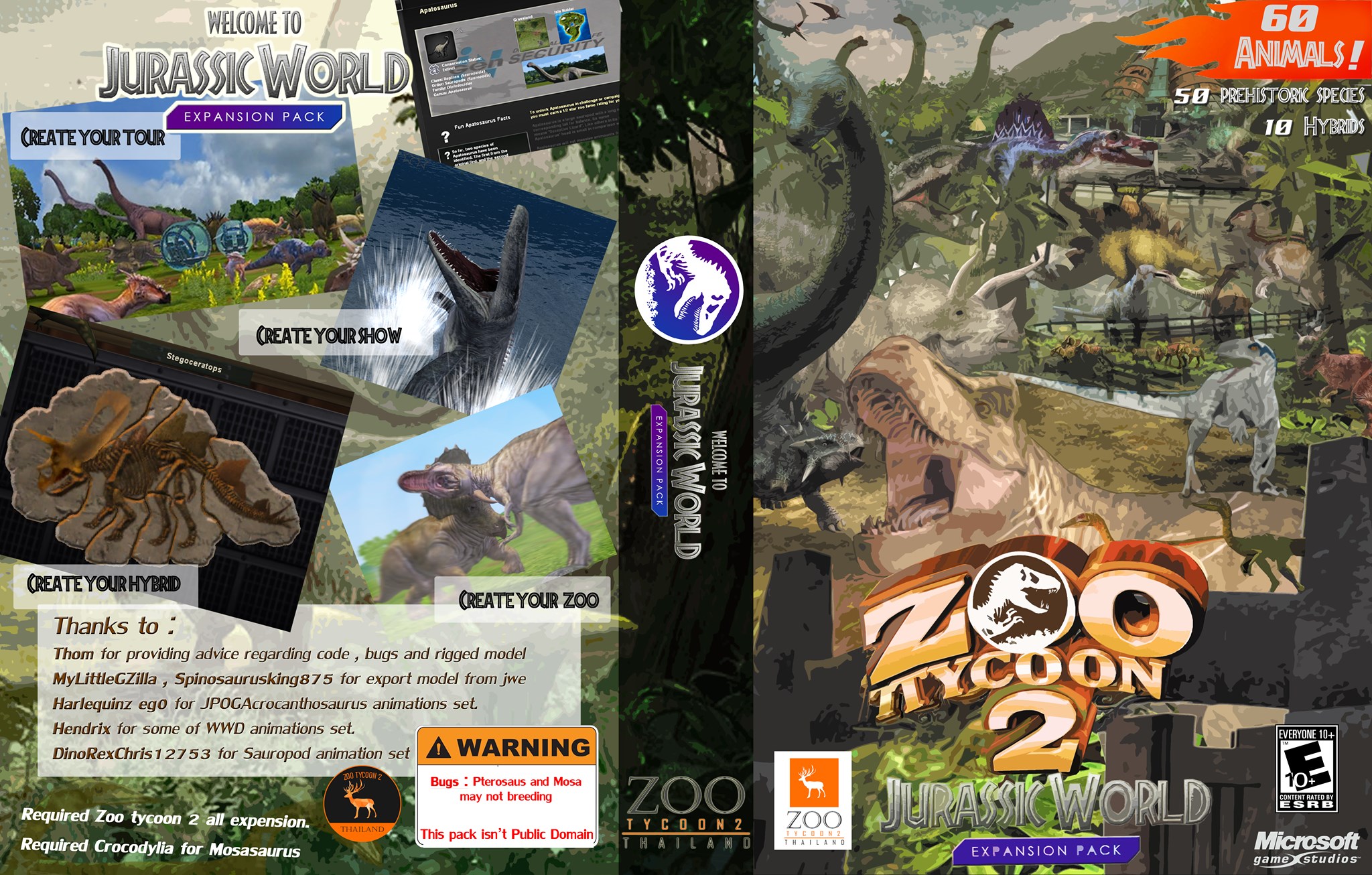 zoo tycoon 2 mods jurassic park